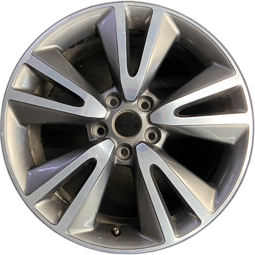 20" DURANGO 11-13 20x8 , polished face with pockets Original OEM Wheel Rim - Front View