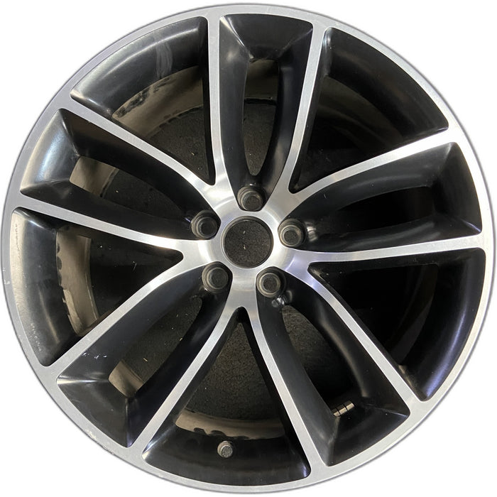 20" CHALLENGER 15-19 20x9 , 10 spoke, Original OEM Wheel Rim - Front View