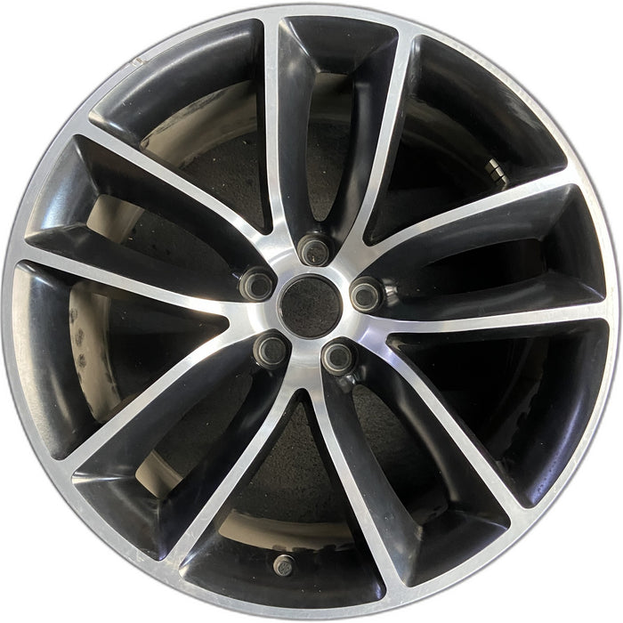 20" CHALLENGER 15-19 20x9 , 10 spoke, Original OEM Wheel Rim - Front View