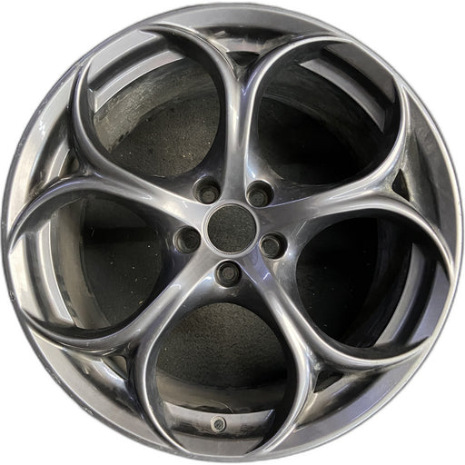 19" GIULIA 17-18 19x9, , , Original OEM Wheel Rim - Front View
