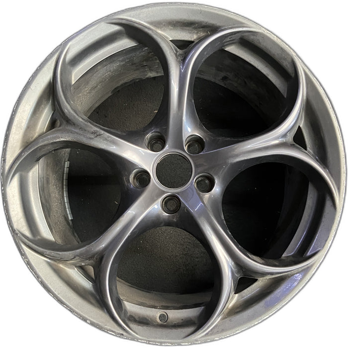 19" GIULIA 17-18 19x9, , , Original OEM Wheel Rim - Front View