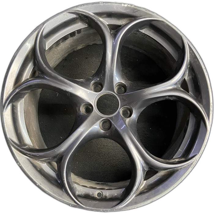 19" GIULIA 17-18 19x8, , , Original OEM Wheel Rim - Front View