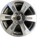 18" RIDGELINE 17-19 18x8, 6 spoke, machined face Original OEM Wheel Rim - Front View