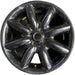 17" CLUBMAN 08-10 17x7 , 8 spoke, black, Original OEM Wheel Rim - Front View