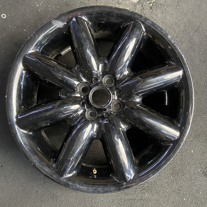 17" CLUBMAN 08-10 17x7 , 8 spoke, black, Original OEM Wheel Rim - Additional View