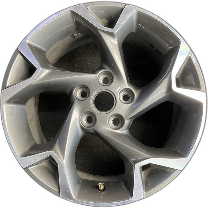 17" TRAX 24-25 17x7.5, gray Original OEM Wheel Rim - Front View