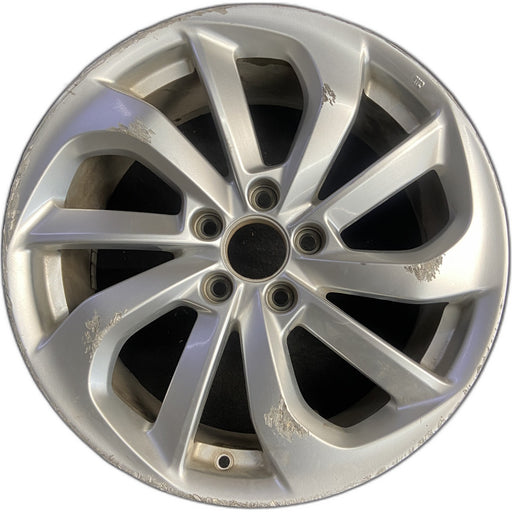 18" RDX 16 18x7.5, 10 spoke , angled spoke Original OEM Wheel Rim - Front View
