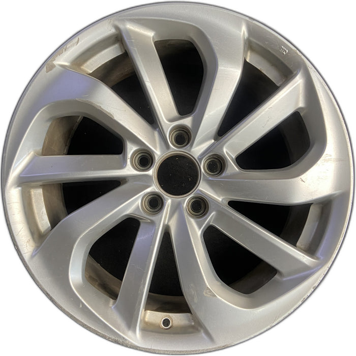 18" RDX 16 18x7.5, 10 spoke , angled spoke Original OEM Wheel Rim - Front View