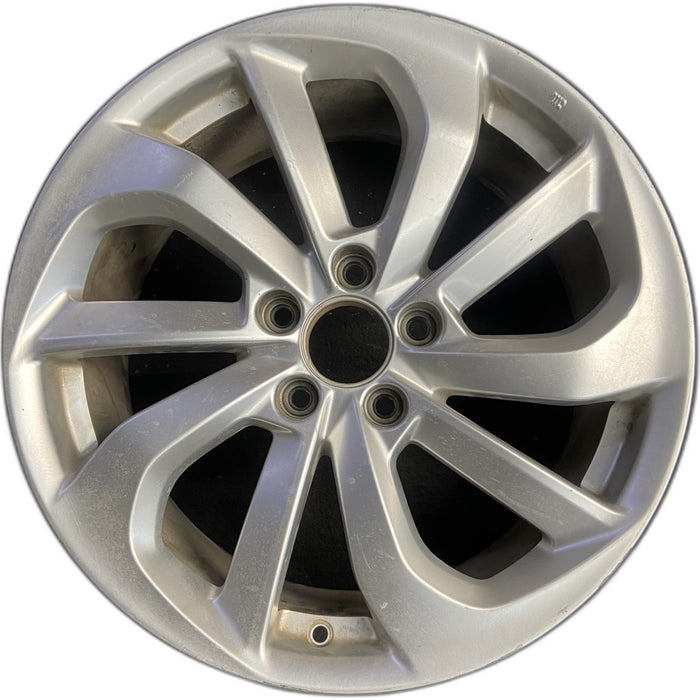 18" RDX 16 18x7.5, 10 spoke , angled spoke Original OEM Wheel Rim - Front View