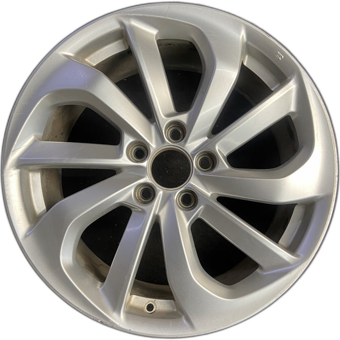 18" RDX 16 18x7.5, 10 spoke , angled spoke Original OEM Wheel Rim - Front View