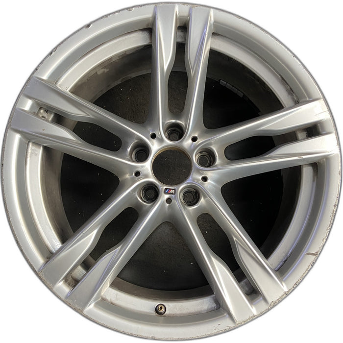 20" BMW 640i 12-15 20x8.5 , 5 spoke, double spoke Original OEM Wheel Rim - Front View