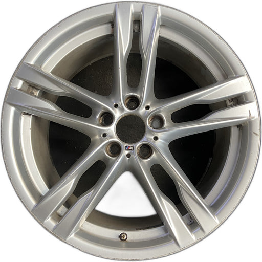 20" BMW 640i 12-15 20x9 , 5 spoke, double spoke Original OEM Wheel Rim - Front View