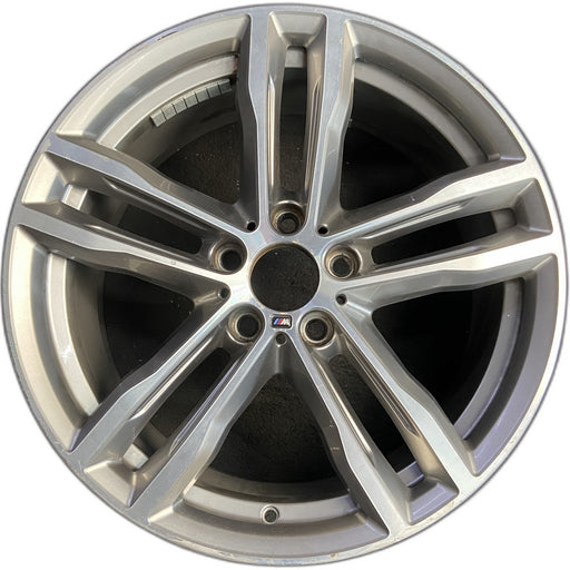 19" BMW 430i 18-20 19x8, 5 spoke, double spoke, narrow spoke Original OEM Wheel - Front View