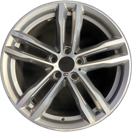 19" BMW 430i 18-19 19x8.5, 5 spoke, double spoke, narrow spoke Original OEM - Front View