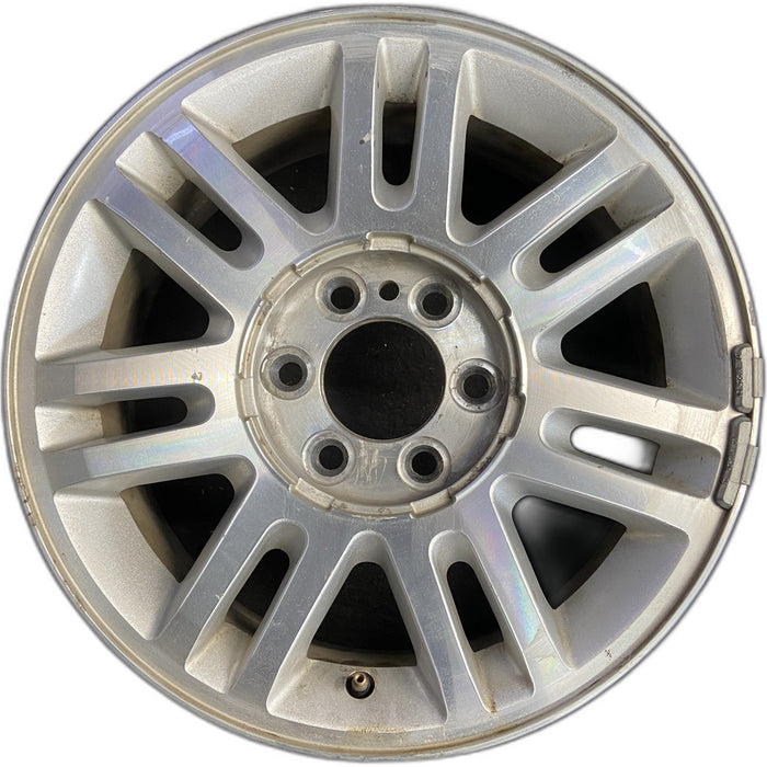 18" FORD F150 PICKUP 09-14 18x7.5, aluminum, 7 spoke, split spoke , silver - Front View