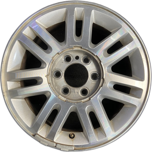 18" FORD F150 PICKUP 09-14 18x7.5, aluminum, 7 spoke, split spoke , silver - Front View