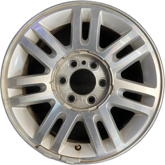 18" FORD F150 PICKUP 09-14 18x7.5, aluminum, 7 spoke, split spoke , silver - Front View