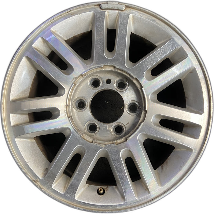 18" FORD F150 PICKUP 09-14 18x7.5, aluminum, 7 spoke, split spoke , silver - Front View