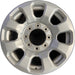 18" FORD F250SD PICKUP 23-24 18x8, aluminum, 8 spoke, flared spoke Original OEM - Front View