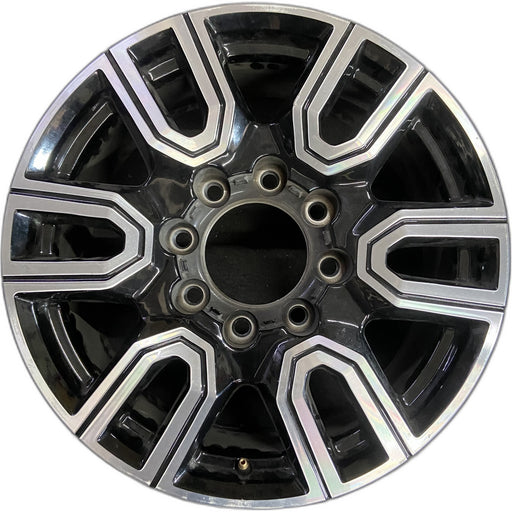 20" SIERRA 2500 PICKUP 20 20x8.5, 12 spoke , black Original OEM Wheel Rim - Front View