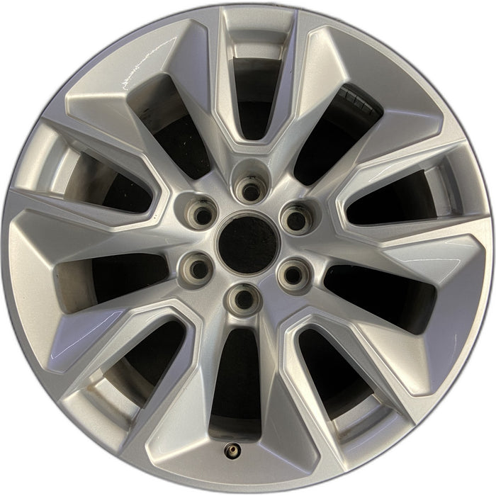 20" SIERRA 1500 PICKUP 19 , 20x9, 10 spoke, opt NZP Original OEM Wheel Rim - Front View