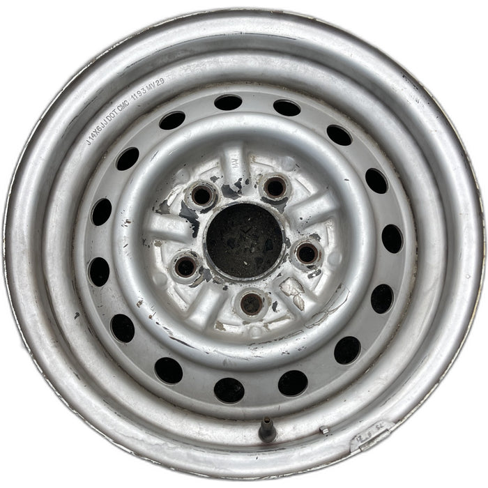 14" TOYOTA PICKUP 92-95 14x6 Original OEM Wheel Rim - Front View