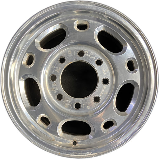 16" AVALANCHE 2500 02-06 , aluminum Original OEM Wheel Rim - Front View