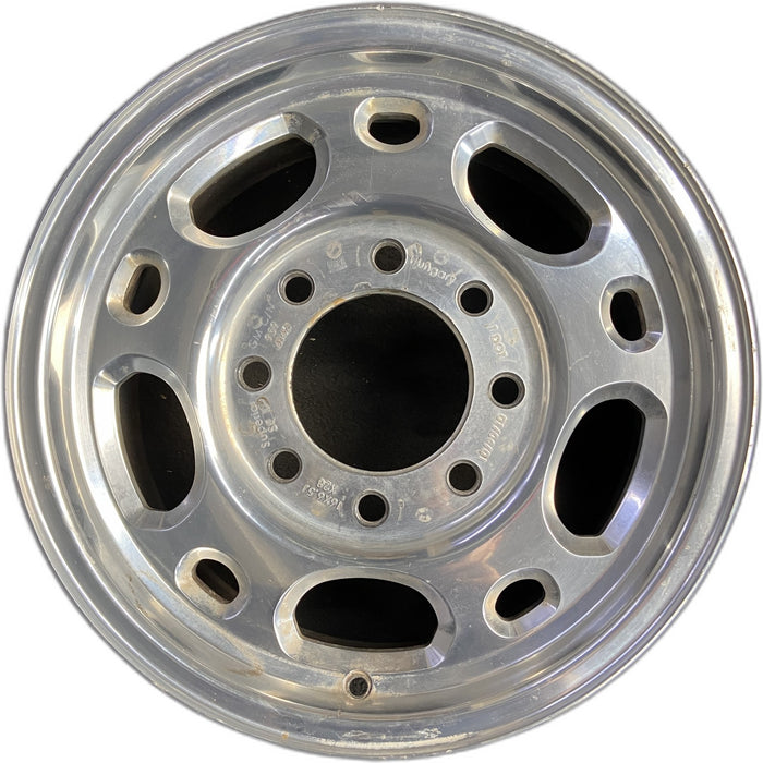 16" AVALANCHE 2500 02-06 , aluminum Original OEM Wheel Rim - Front View