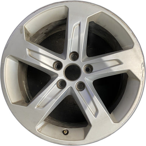 17" AUDI A3 17-18 17x7.5 , 5 spoke Original OEM Wheel Rim - Front View