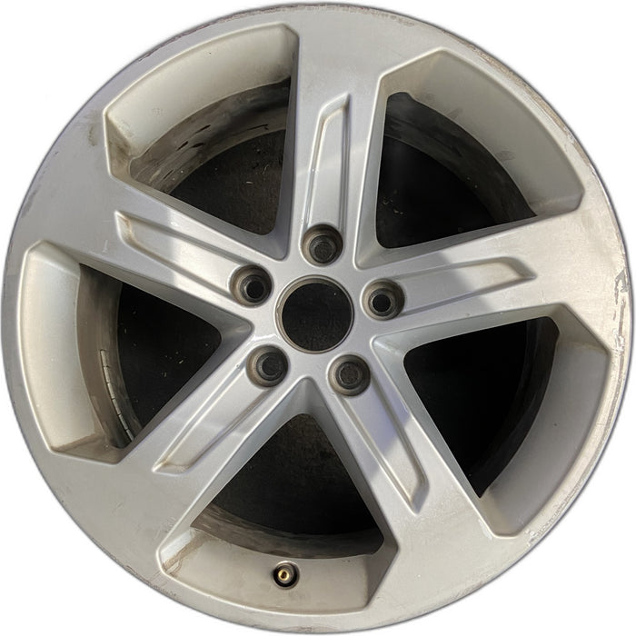 17" AUDI A3 17-18 17x7.5 , 5 spoke Original OEM Wheel Rim - Front View