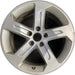 17" AUDI A3 17-18 17x7.5 , 5 spoke Original OEM Wheel Rim - Front View