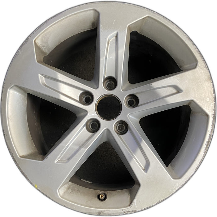 17" AUDI A3 17-18 17x7.5 , 5 spoke Original OEM Wheel Rim - Front View