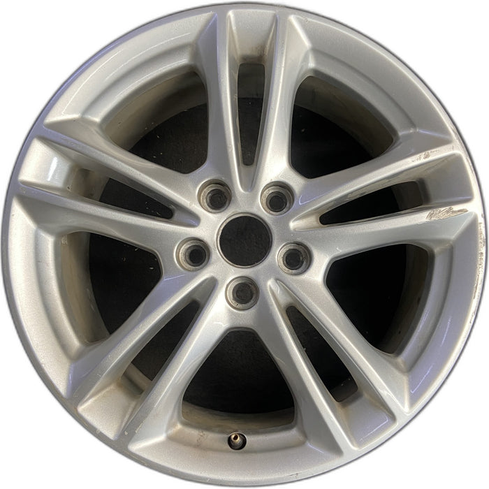 17" FUSION 15-16 17x7.5, , 5 split spokes, Energi Titanium Original OEM Wheel - Front View