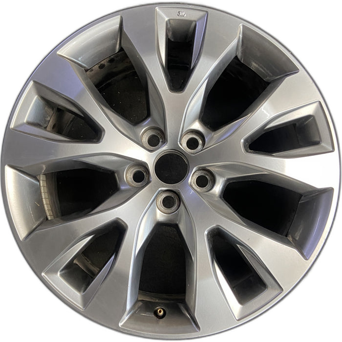 20" GRAND HIGHLANDER 24-25 20x8 , , Y spoke, silver Original OEM Wheel Rim - Front View