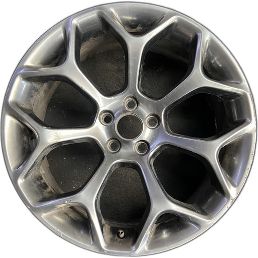 20" 300 15-22 20x8 , 7 Y spoke, polished Original OEM Wheel Rim - Front View