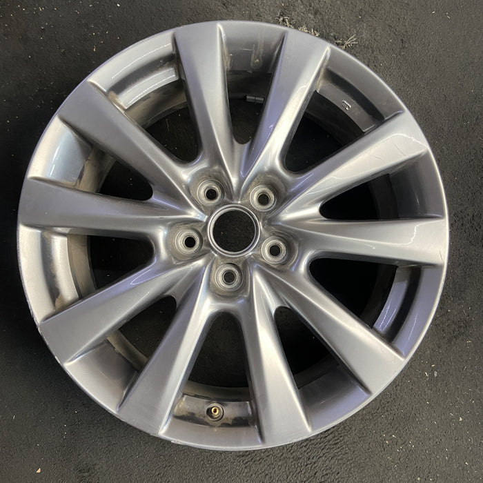18" MAZDA 3 19-22 18x7 , 10 spoke, metallic silver Original OEM Wheel Rim - Additional View