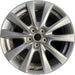 18" MAZDA 3 19-22 18x7 , 10 spoke, metallic silver Original OEM Wheel Rim - Front View