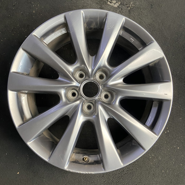 18" MAZDA 3 19-22 18x7 , 10 spoke, metallic silver Original OEM Wheel Rim - Additional View