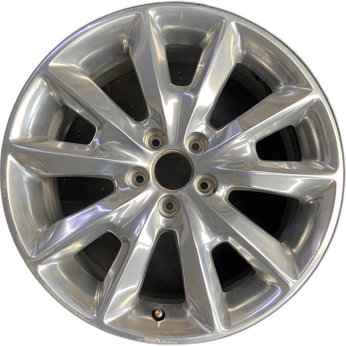 18" CHEROKEE 14-15 18x7, , polished Original OEM Wheel Rim - Front View