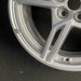 19" CORVETTE 20-22 front, , 5 spoke, gloss silver Original OEM Wheel Rim - Additional View