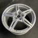 19" CORVETTE 20-22 front, , 5 spoke, gloss silver Original OEM Wheel Rim - View 7