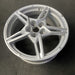 19" CORVETTE 20-22 front, , 5 spoke, gloss silver Original OEM Wheel Rim - View 8