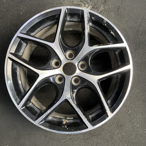 17" FOCUS 15-17 17x7 , 10 spoke, , machined face with black background Original - Additional View