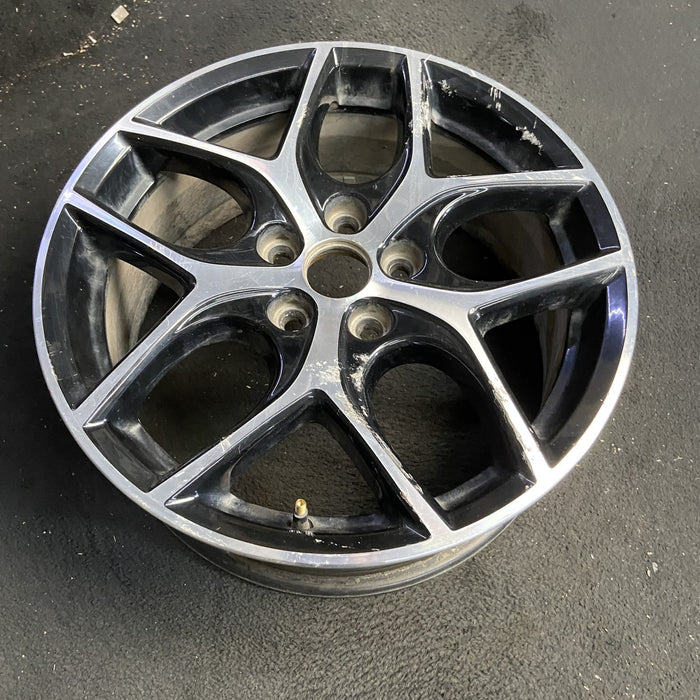 17" FOCUS 15-17 17x7 , 10 spoke, , machined face with black background Original - View 7
