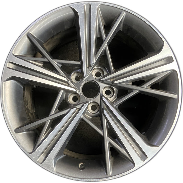 19" G70 24-25 19x8.5 , 15 spoke Original OEM Wheel Rim - Front View