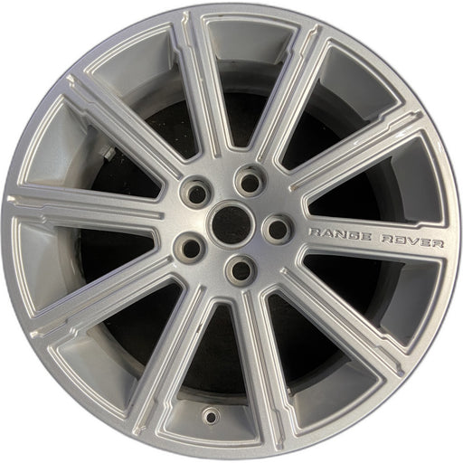 20" RANGE ROVER 10-11 , 20x8.5, 10 single spokes , finish Original OEM Wheel Rim - Front View
