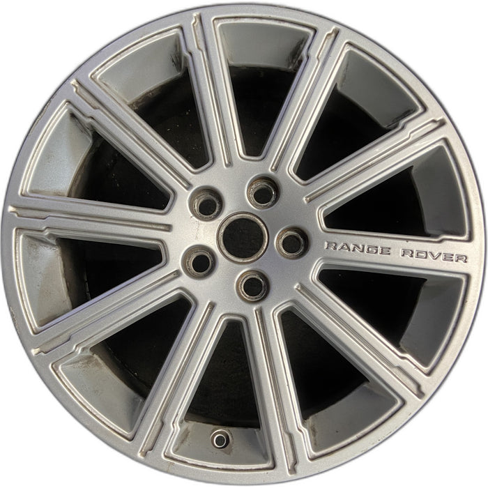 20" RANGE ROVER 10-11 , 20x8.5, 10 single spokes , finish Original OEM Wheel Rim - Front View