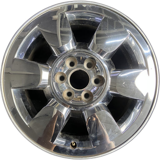 20" SIERRA 1500 PICKUP 09-11 20x8.5, 6 spoke, chrome, flat faced spoke, w/encirc - Front View