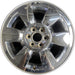 20" SIERRA 1500 PICKUP 09-11 20x8.5, 6 spoke, chrome, flat faced spoke, w/encirc - Front View