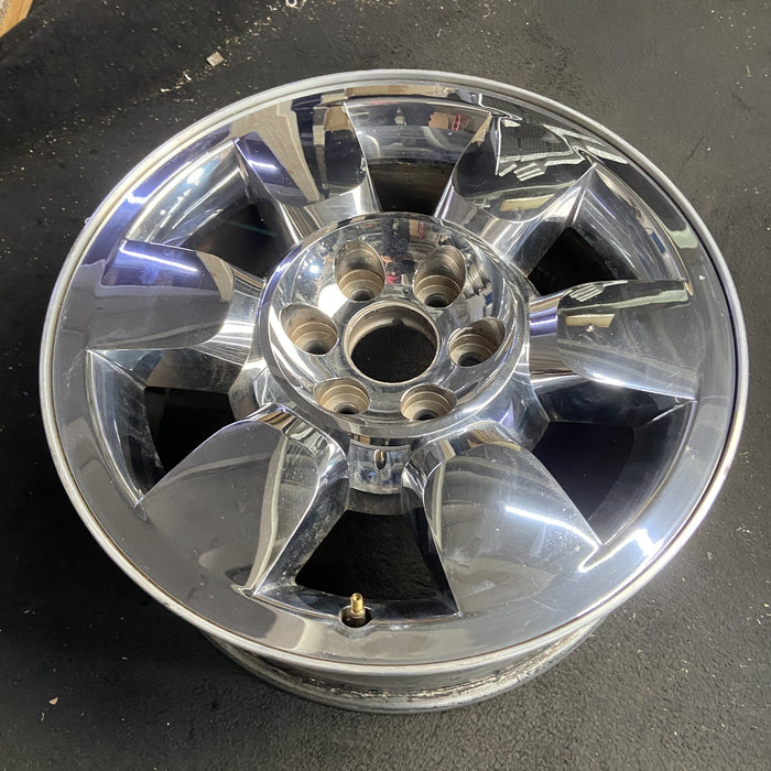 20" SIERRA 1500 PICKUP 09-11 20x8.5, 6 spoke, chrome, flat faced spoke, w/encirc - View 7